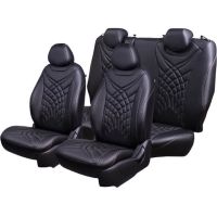 Чехлы Премиум Экокожа Байрон Президент|Жук на Nissan Sentra 7 (B17) 2012-2017 г.в.