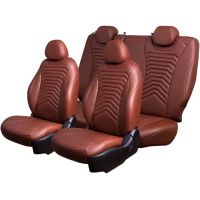 Чехлы Премиум Экокожа Байрон Президент|Жук на Nissan Sentra 7 (B17) 2012-2017 г.в.