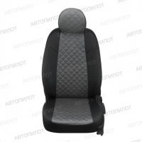 Чехлы Автопилот Алькантара Ромб на Hyundai Porter 2005-2012 г.в.