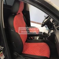 Чехлы Автопилот Алькантара Ромб на Hyundai Porter 2005-2012 г.в.