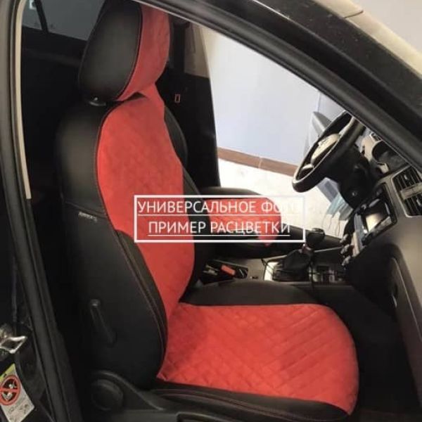 Чехлы Автопилот Алькантара Ромб на Hyundai Porter 2005-2012 г.в.