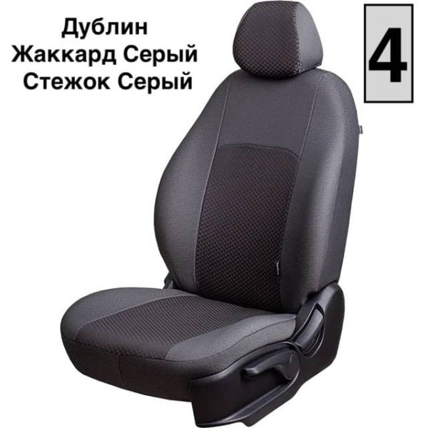 Чехлы Жаккард на Nissan Sentra 7 (B17) 2012-2017 г.в.